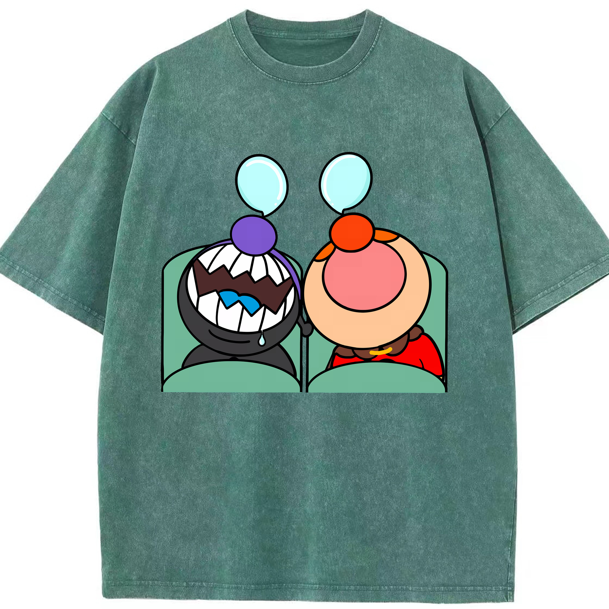（画像用） アンパンマン Anpanman 綿100% ヴィンテージ風 半袖Tシャツ（フロントプリント）
